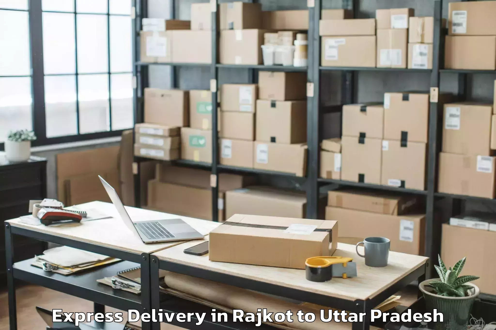 Professional Rajkot to Kundarkhi Express Delivery